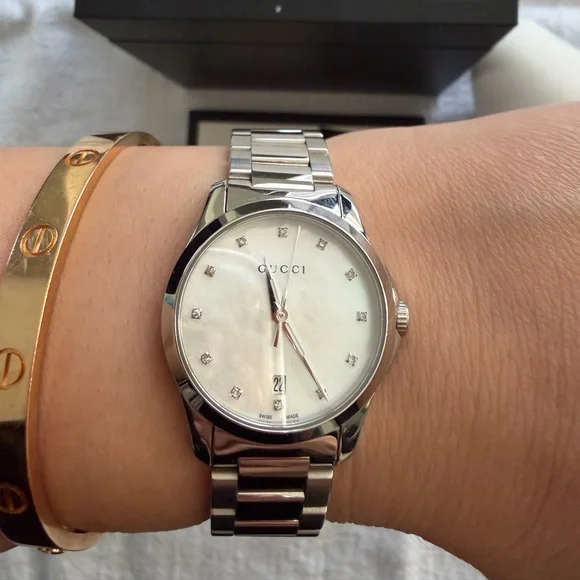 Gucci watch for sale with diamonds!!! - Picture 8 of 11